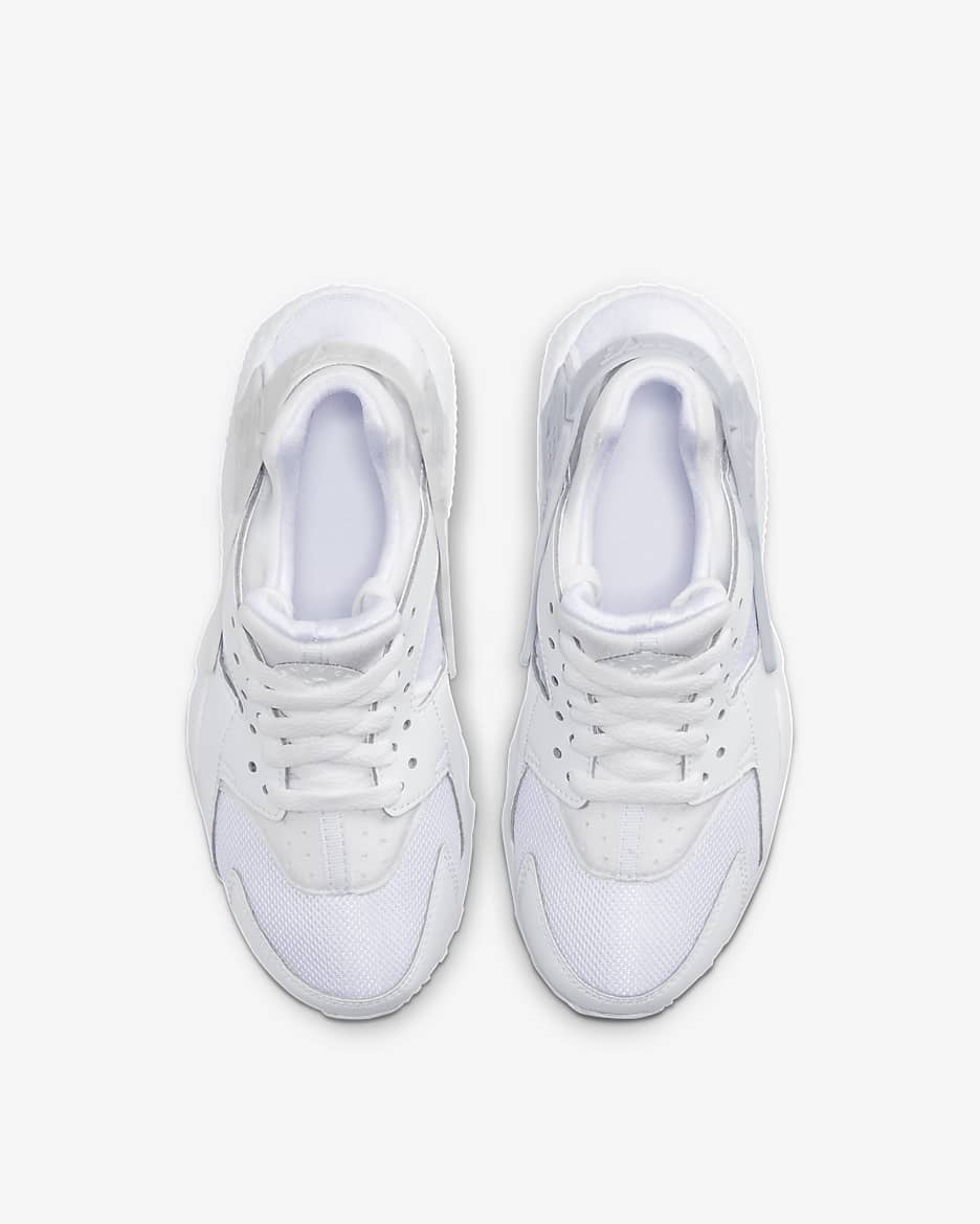 All white nike huarache kids hotsell